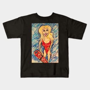 Pamela Anderson C.J Parker Baywatch Kids T-Shirt